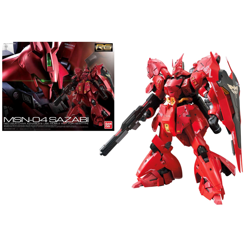 GUNDAM - Model Kit - Real Grade - MSN-04 Sazabi