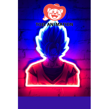 Saiyan Goku Lampe Murale LED